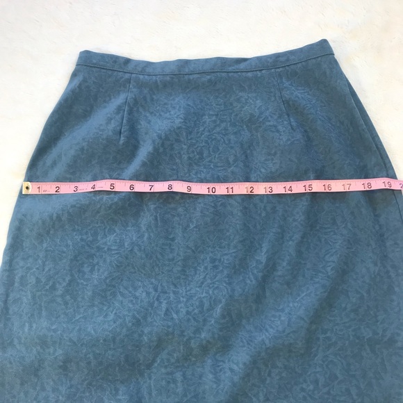Blue Pencil Skirt, Size 12 - Picture 12 of 14